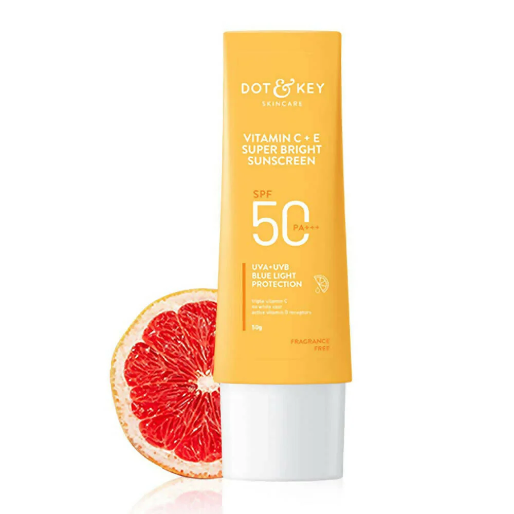 Vitamin C + E Super Bright Sunscreen with No White Cast