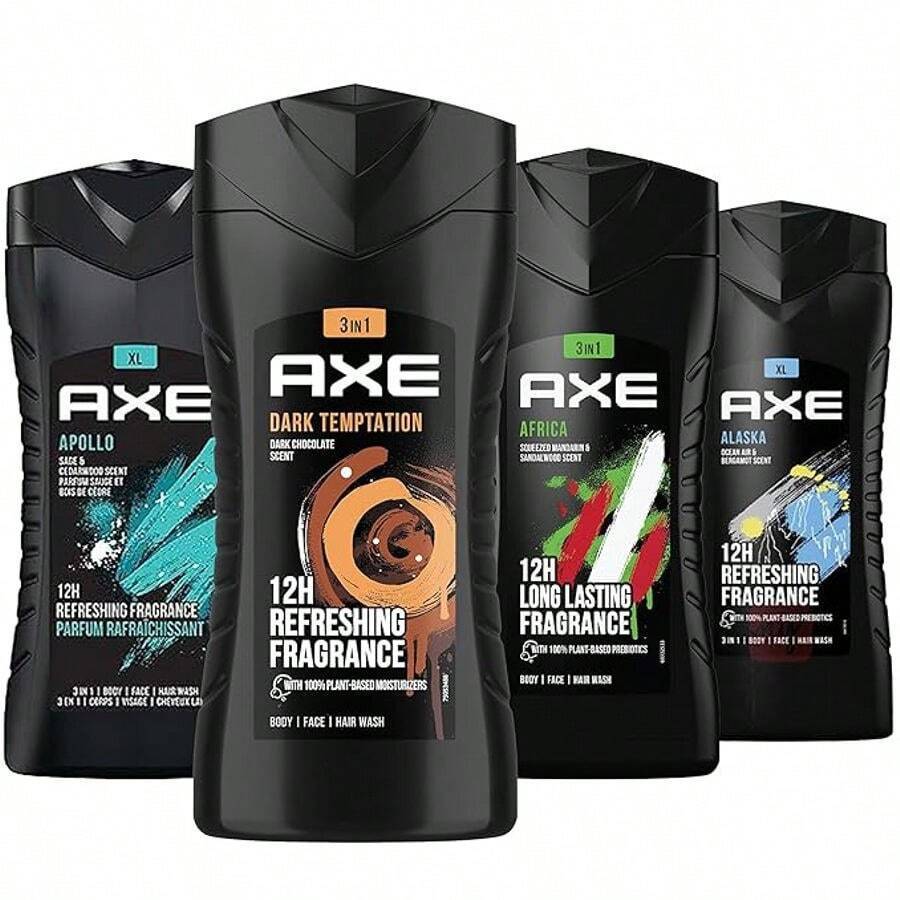 4 Pcs Axe Body Wash Mix Variants 4 Pcs Axe Body Wash Mix Variants